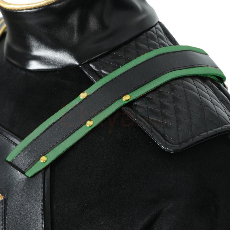 Lady Loki Costume 2021 Female Loki Sylvie Lushton Cosplay Suit Top Level