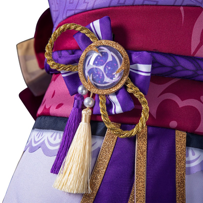 Genshin Impact Baal Costume Raiden Shogun Cosplay Suit