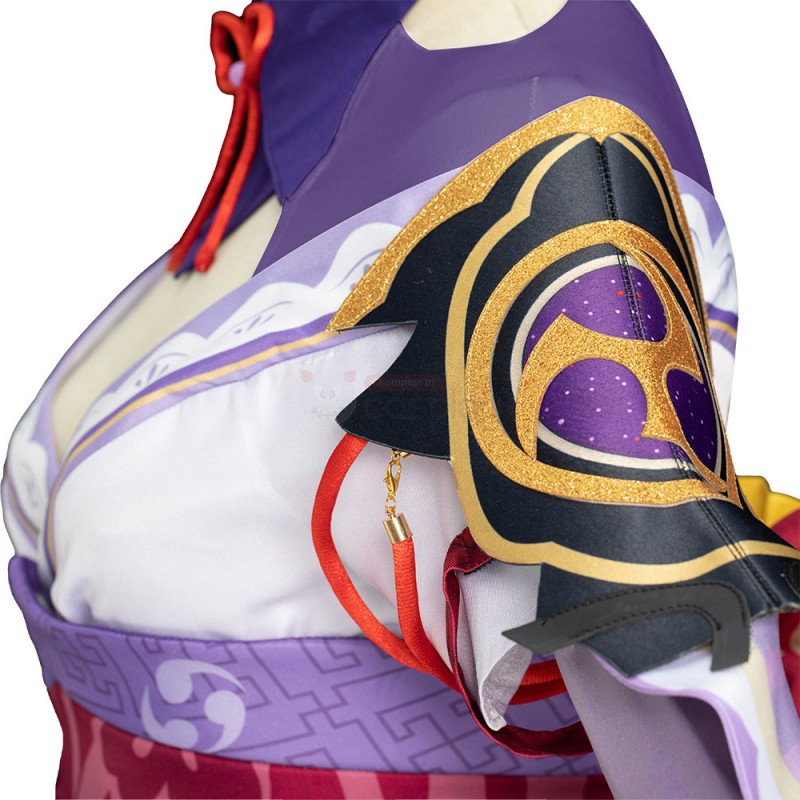 Genshin Impact Baal Costume Raiden Shogun Cosplay Suit