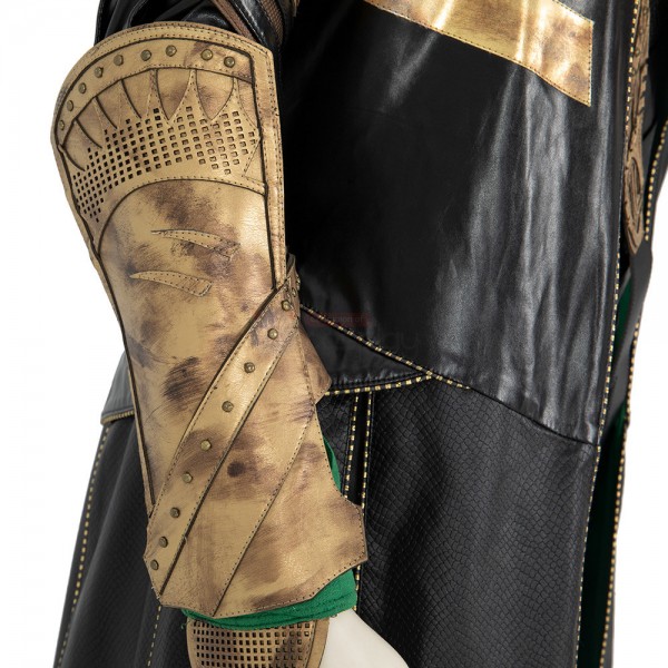 2021 TV Loki Cosplay Costume Deluxe Leather Outfit Custom Made lot