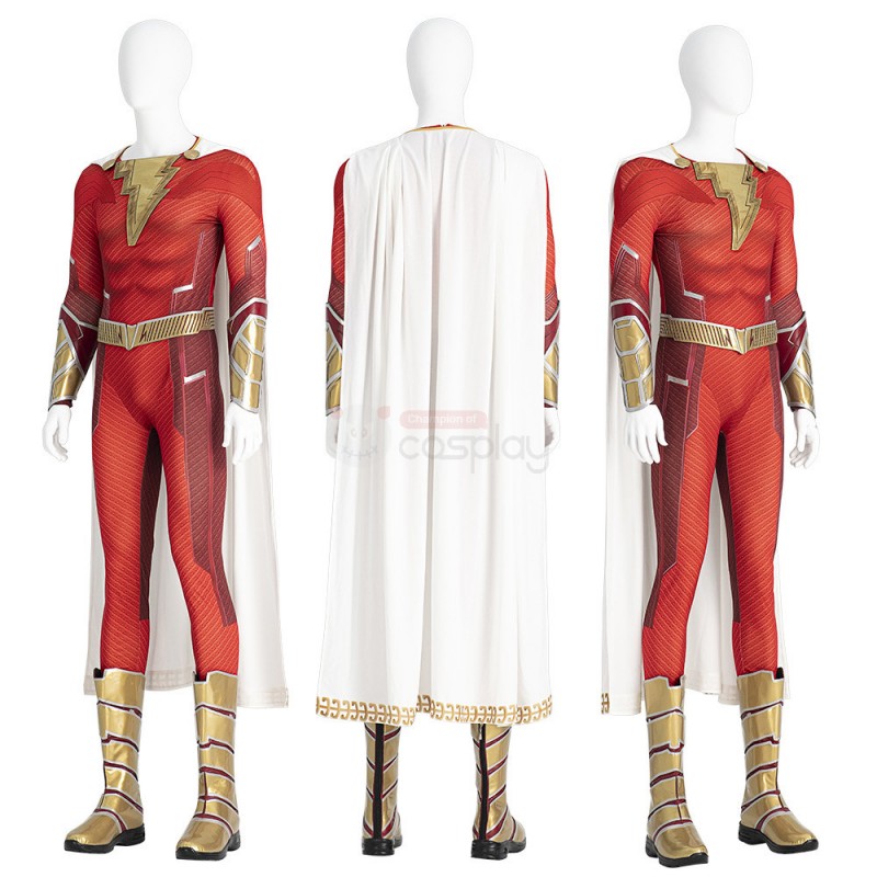 Billy Batson Cosplay Costume 2022 Halloween Suit