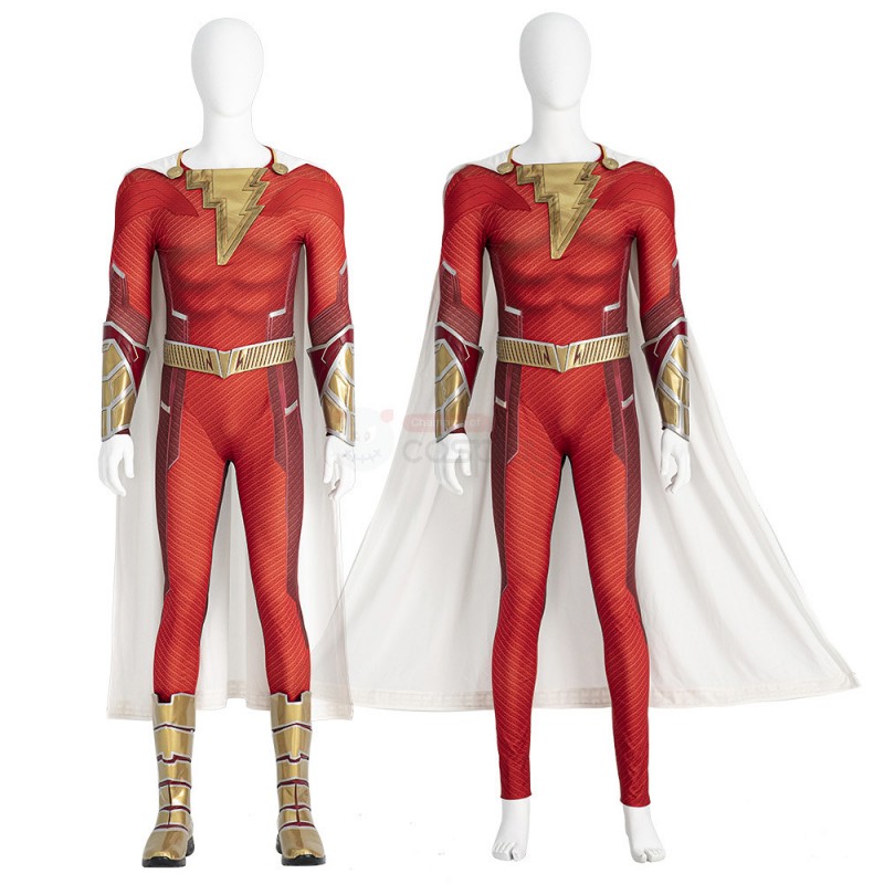 Billy Batson Cosplay Costume 2022 Halloween Suit