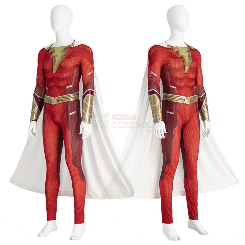Billy Batson Cosplay Costume 2022 Halloween Suit