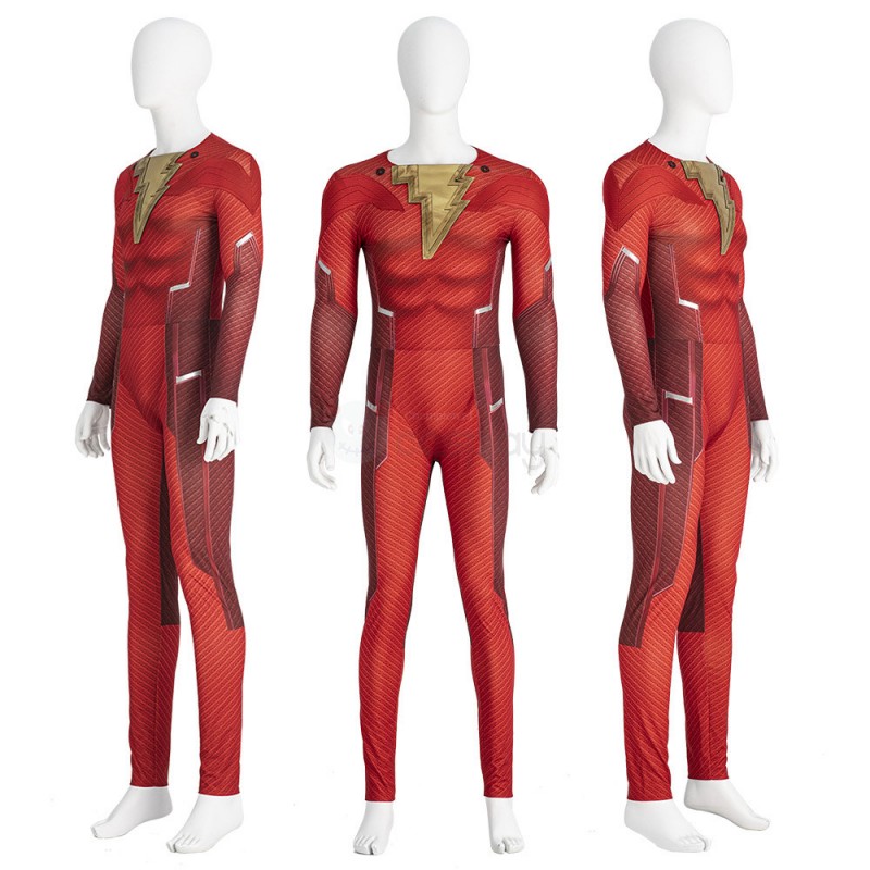 Billy Batson Cosplay Costume 2022 Halloween Suit
