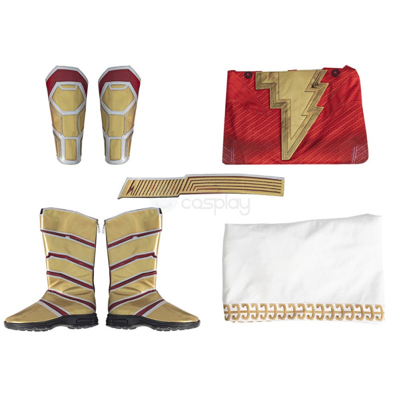 Billy Batson Cosplay Costume 2022 Halloween Suit