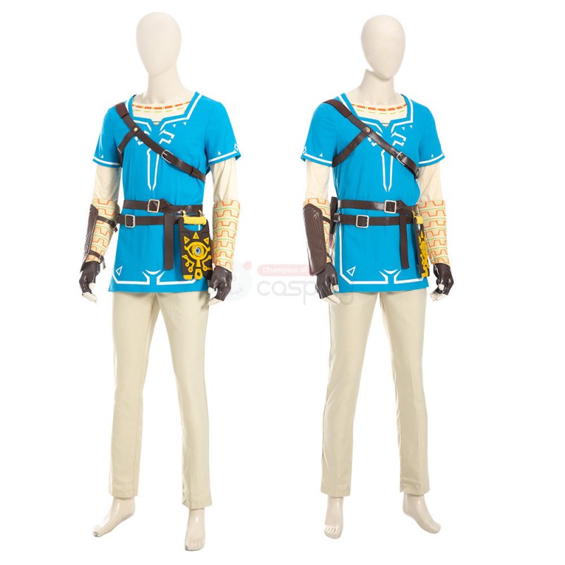 Link Costume The Legend of Zelda Breath of The Wild Link Cosplay Suit