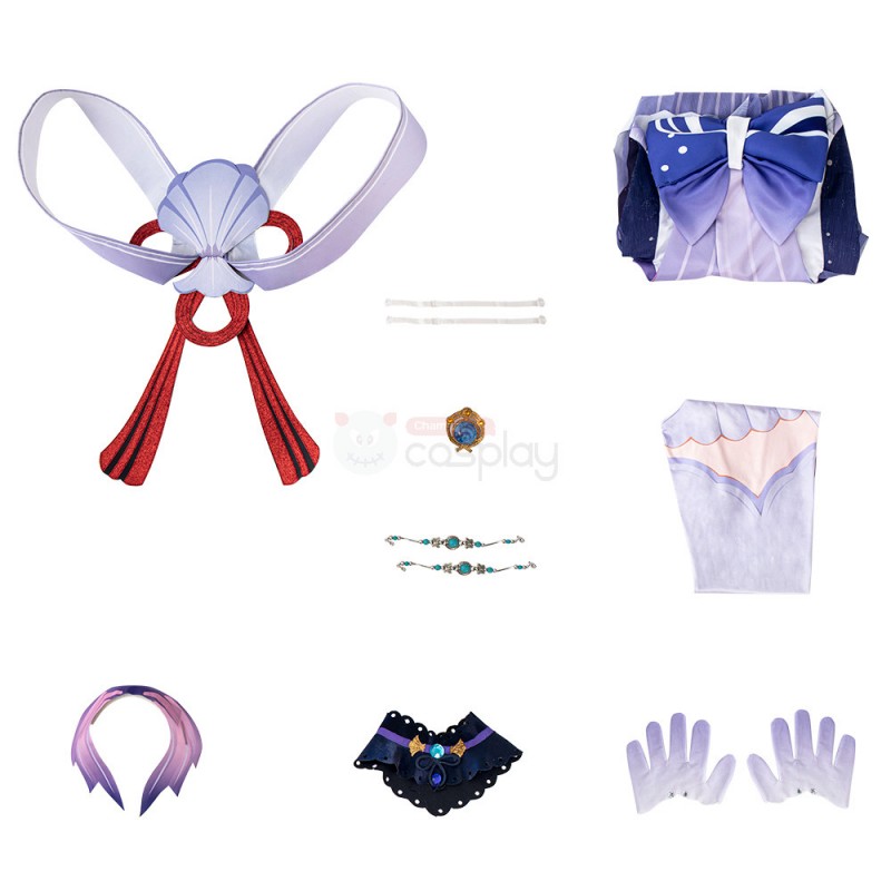 Sangonomiya Kokomi Costume Genshin Impact Cosplay Suit