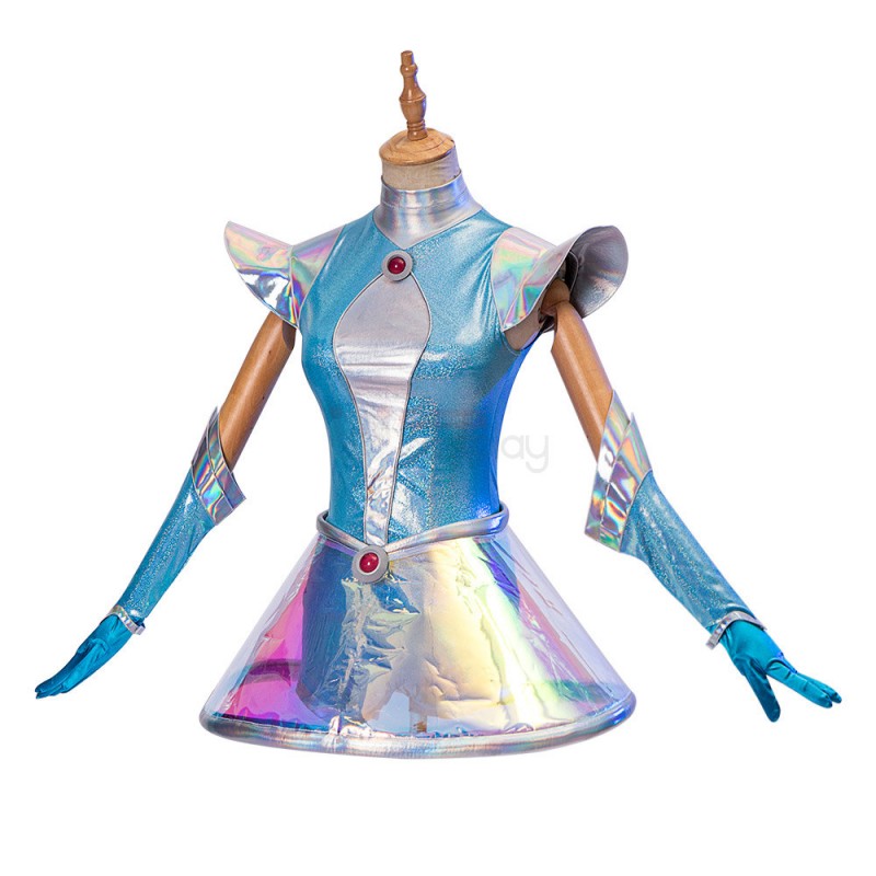 LOL Space Groove Lux Costume League of Legends Cosplay Suit