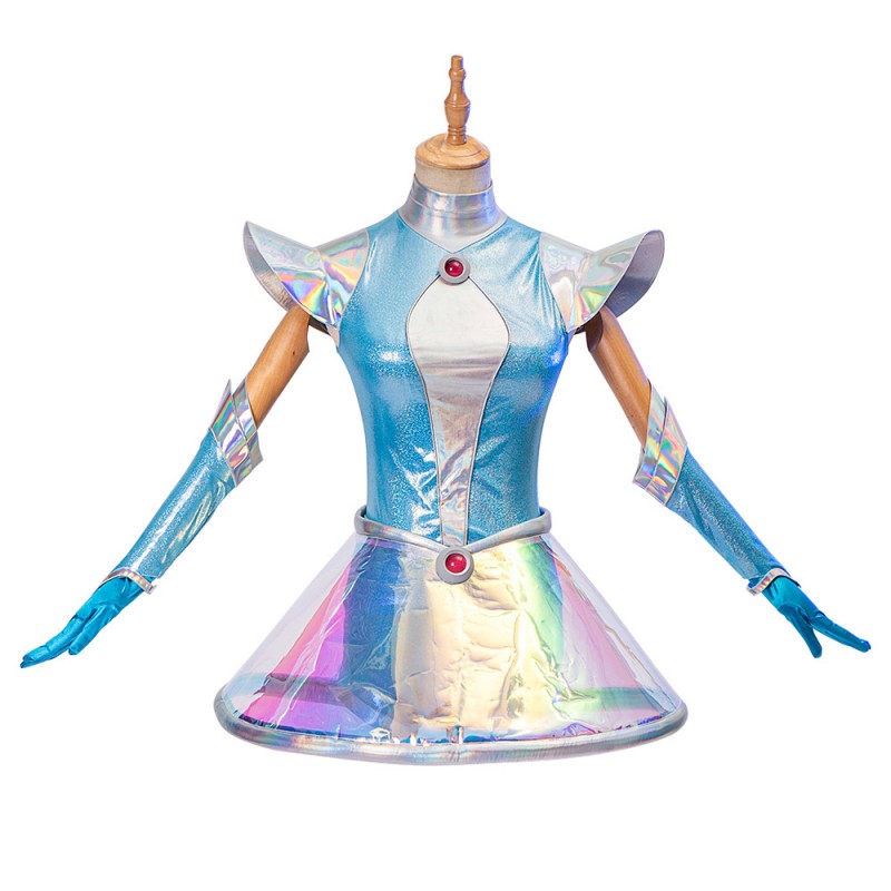 LOL Space Groove Lux Costume League of Legends Cosplay Suit