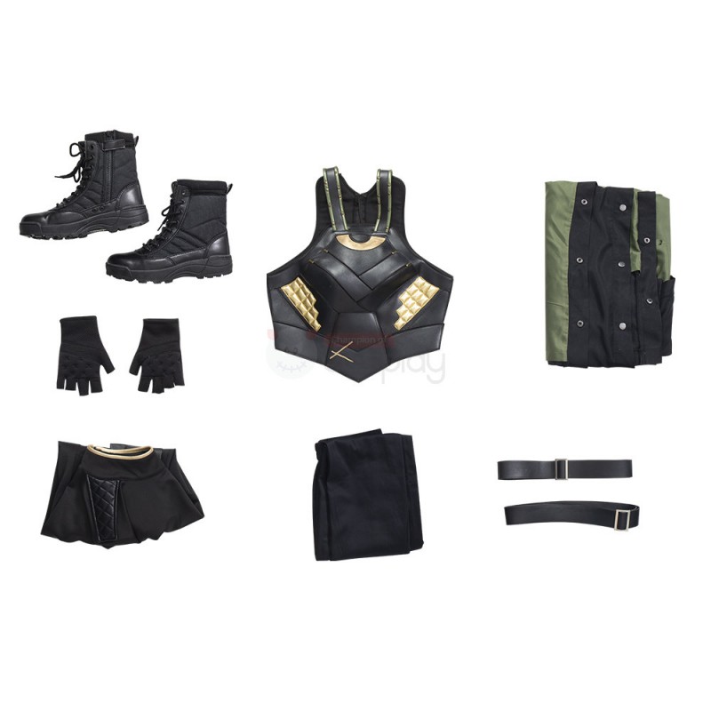 Female Loki Cosplay Costume Sylvie Laufeydottir Cosplay Suit