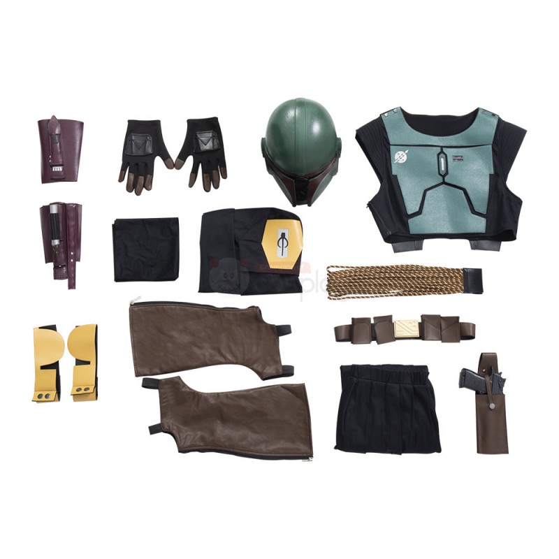 The Mandalorian Boba Fett Costume Star Wars Cosplay Suit