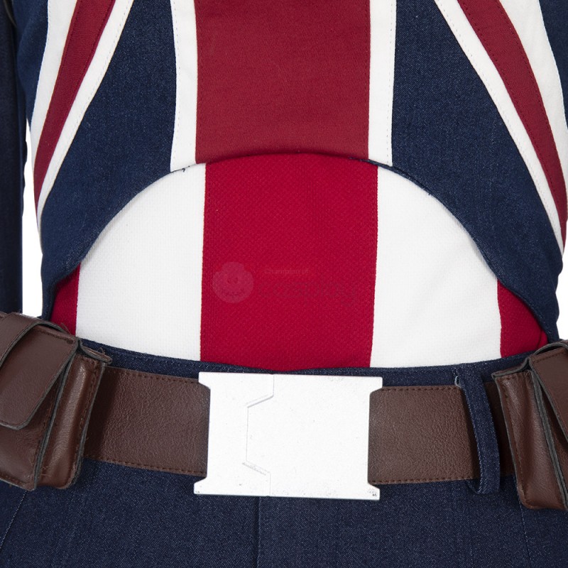 Clearance Sale - Female XXXL Size Captain Carter Costume Suppose That Peggy Carter Cosplay Suit