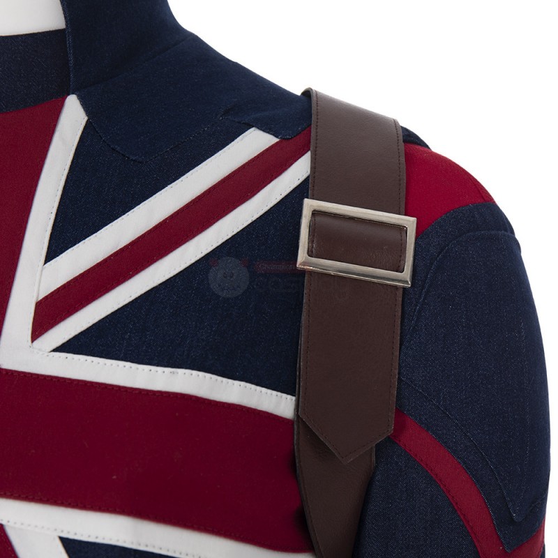 Clearance Sale - Female XXXL Size Captain Carter Costume Suppose That Peggy Carter Cosplay Suit