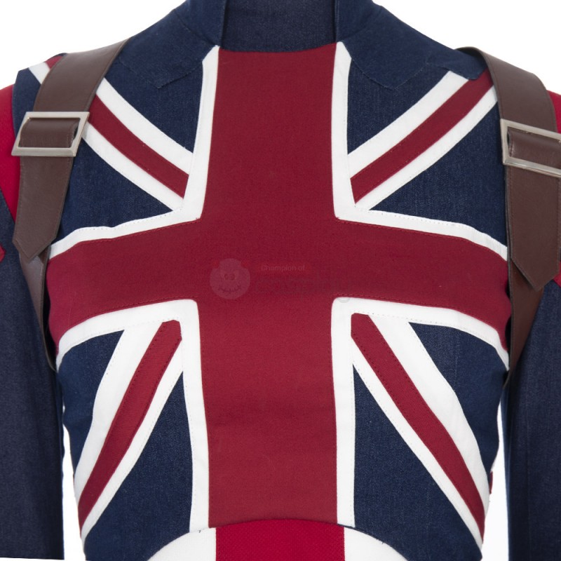 Clearance Sale - Female XXXL Size Captain Carter Costume Suppose That Peggy Carter Cosplay Suit