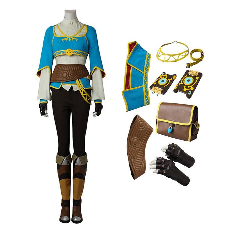 umoral pegefinger klimaks The Legend Of Zelda: Breath Of The Wild Princess Zelda Cosplay Costume -  Champion Cosplay