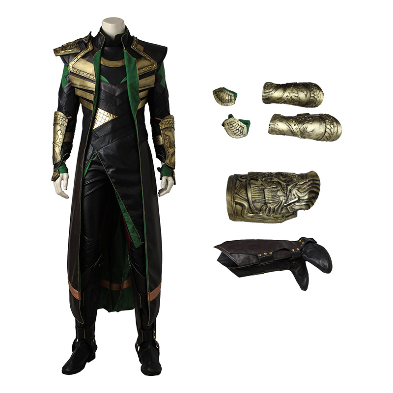Marvel Movie Thor 2 Dark World Loki Cosplay Costume