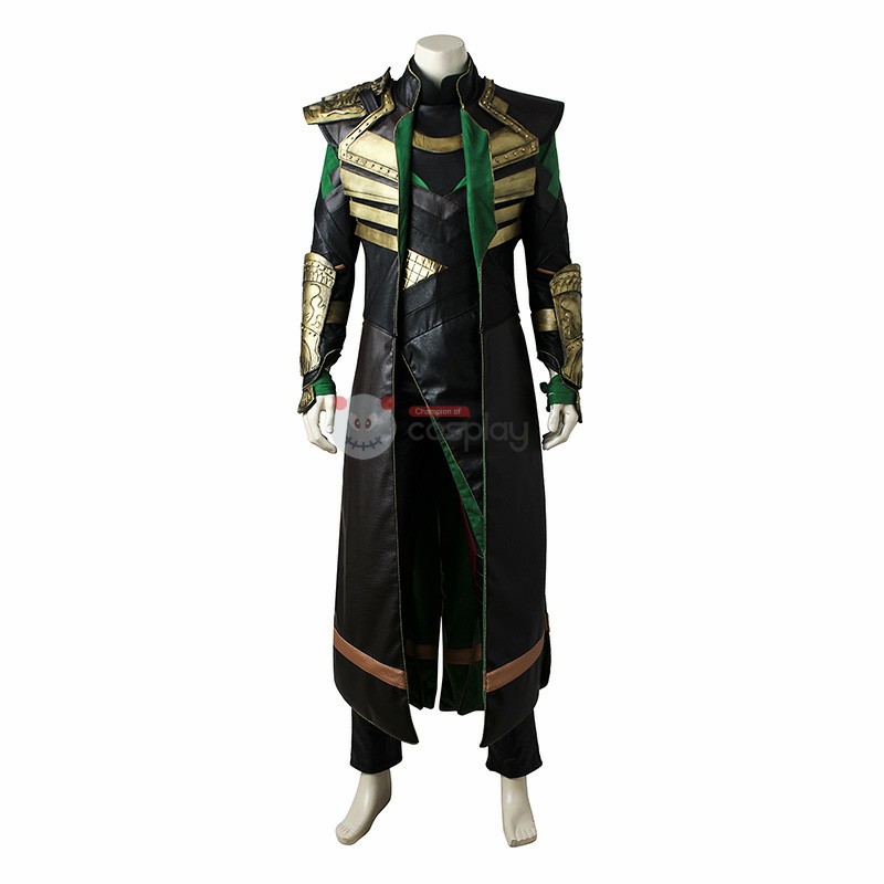 Marvel Movie Thor 2 Dark World Loki Cosplay Costume