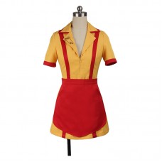 Max Black and Caroline Channing  Costume 2 Broke Girls Max Black and Caroline Channing Cosplay Costume