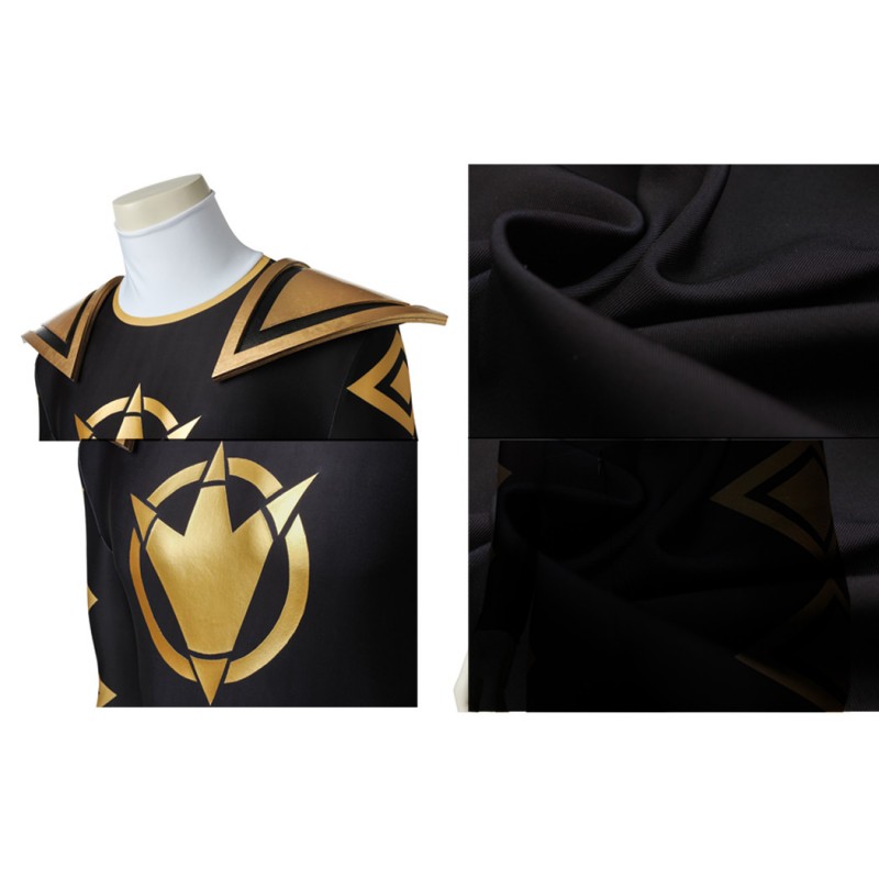 Power Rangers Dino Thunder Black Dino Ranger Tommy Oliver Cosplay Costumes