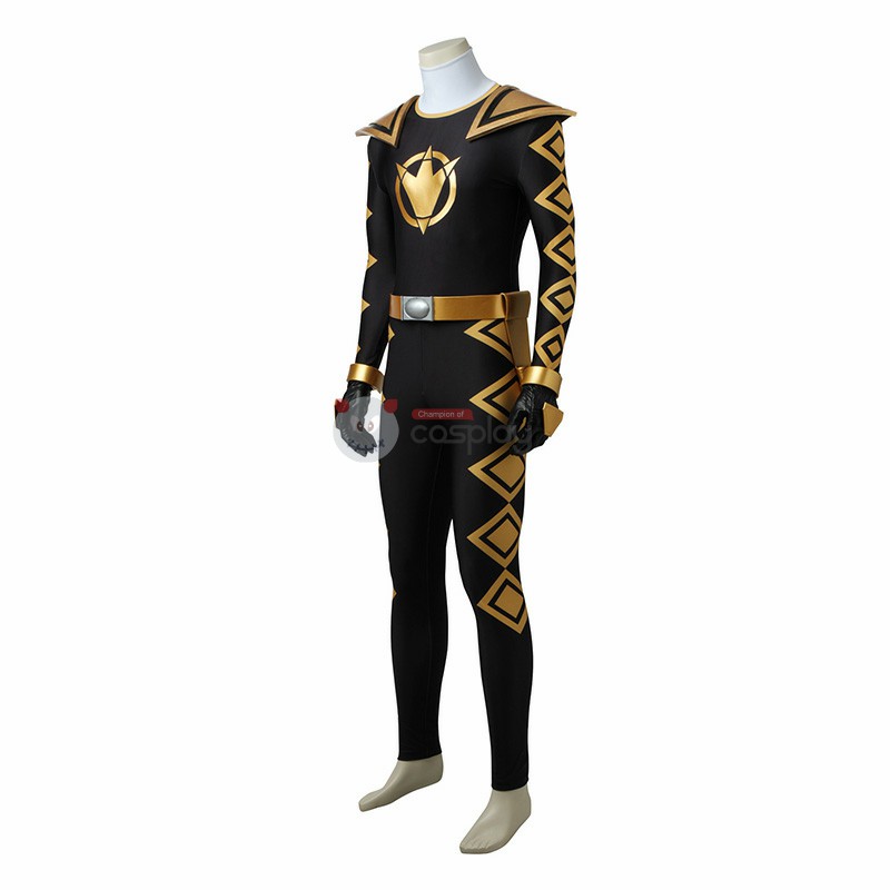 Power Rangers Dino Thunder Black Dino Ranger Tommy Oliver Cosplay Costumes