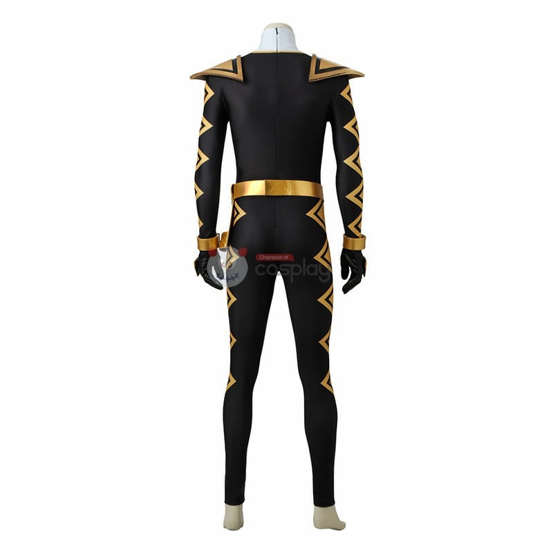 Power Rangers Dino Thunder Black Dino Ranger Tommy Oliver Cosplay Costumes