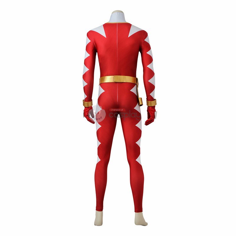 Power Rangers Dino Thunder Red Dino Ranger Conner McKnight Cosplay Costumes
