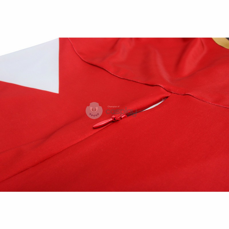 Power Rangers Dino Thunder Red Dino Ranger Conner McKnight Cosplay Costumes