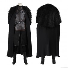 Jon Snow Cosplay Suit House Stark Halloween Costume