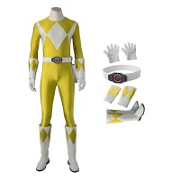 Boy Tyranno Ranger Costume Yellow Mighty Morphin' Power Rangers Cosplay Costumes