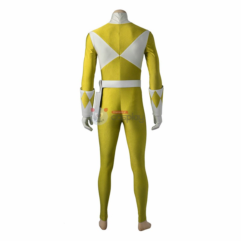 Boy Tyranno Ranger Costume Yellow Mighty Morphin' Power Rangers Cosplay Costumes
