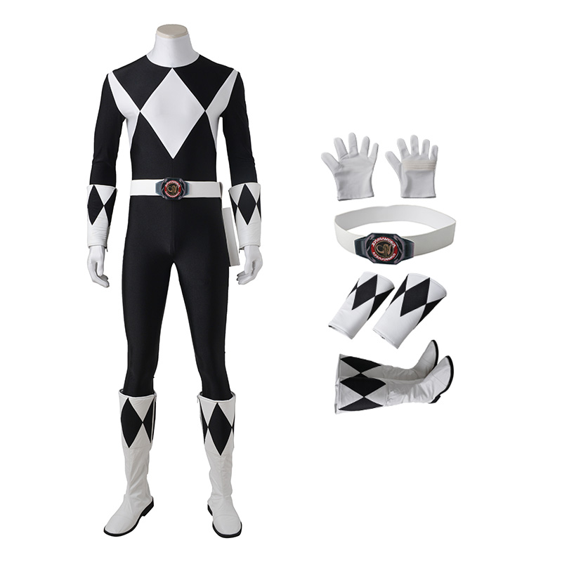 Goushi Mammoth Ranger Costume Black Mighty Morphin' Power Rangers Cosplay Costumes