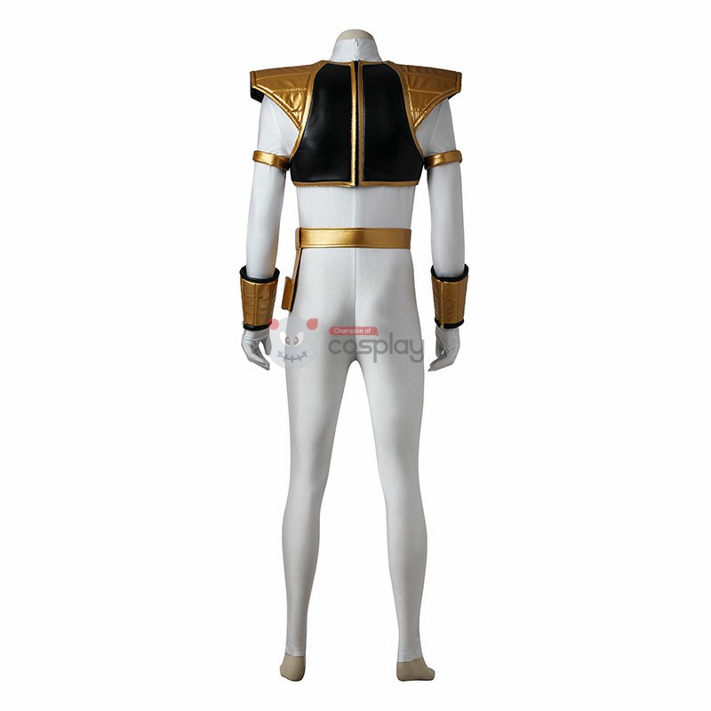 Tommy Oliver Costume White Mighty Morphin' Power Rangers Cosplay Costumes