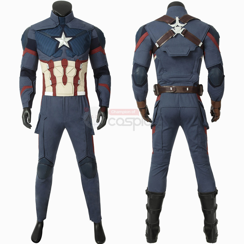 Captain America Costumes Avengers-Endgame Steve Rogers Cosplay Costumes