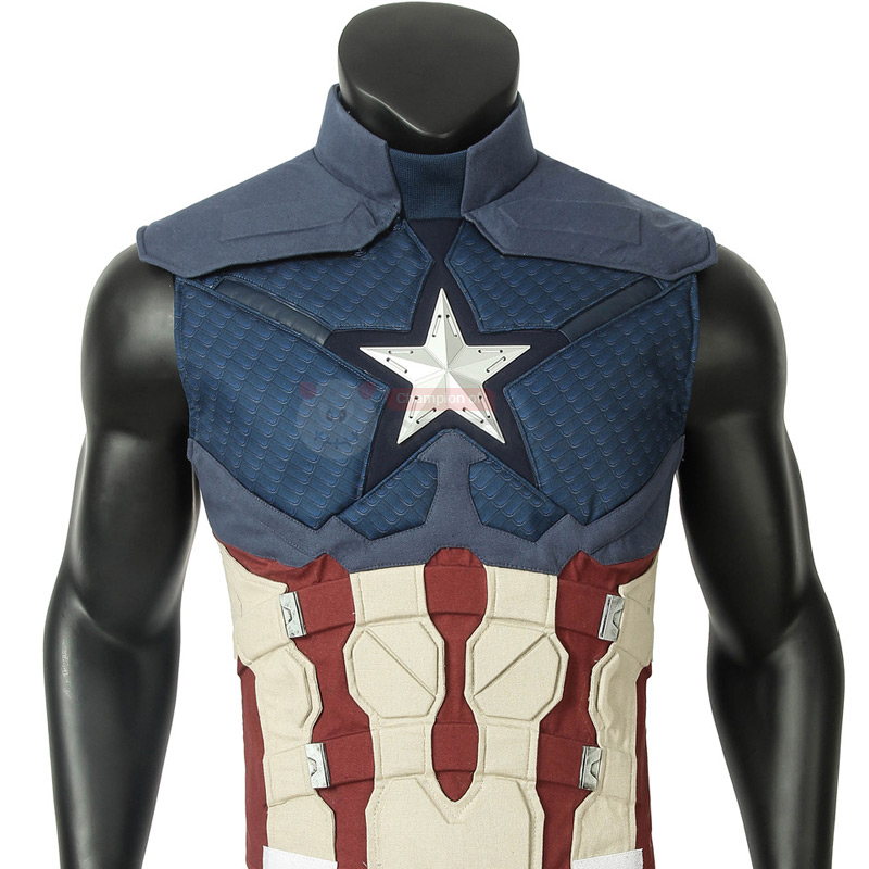 Captain America Costumes Avengers-Endgame Steve Rogers Cosplay Costumes