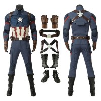 Captain America Costumes Avengers-Endgame Steve Rogers Cosplay Costumes