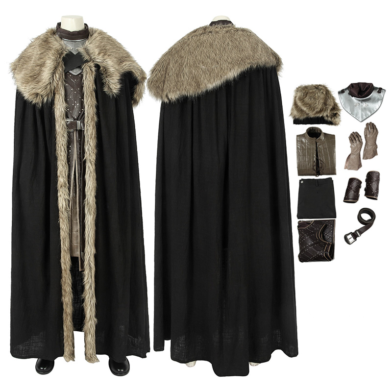 Jon Snow Costume Game of Thrones 8 Jon Snow Cosplay Costume