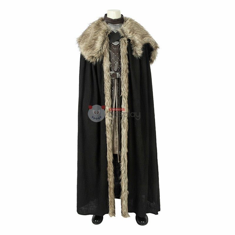 Jon Snow Costume Aegon Targaryen House Stark Cosplay Suit