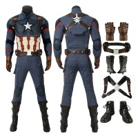 Ready To Ship Captain America Costume Improved Version Steve Rogers Cosplay Costumes