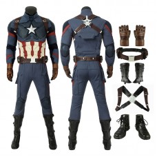 Ready To Ship Captain America Costume Improved Version Steve Rogers Cosplay Costumes