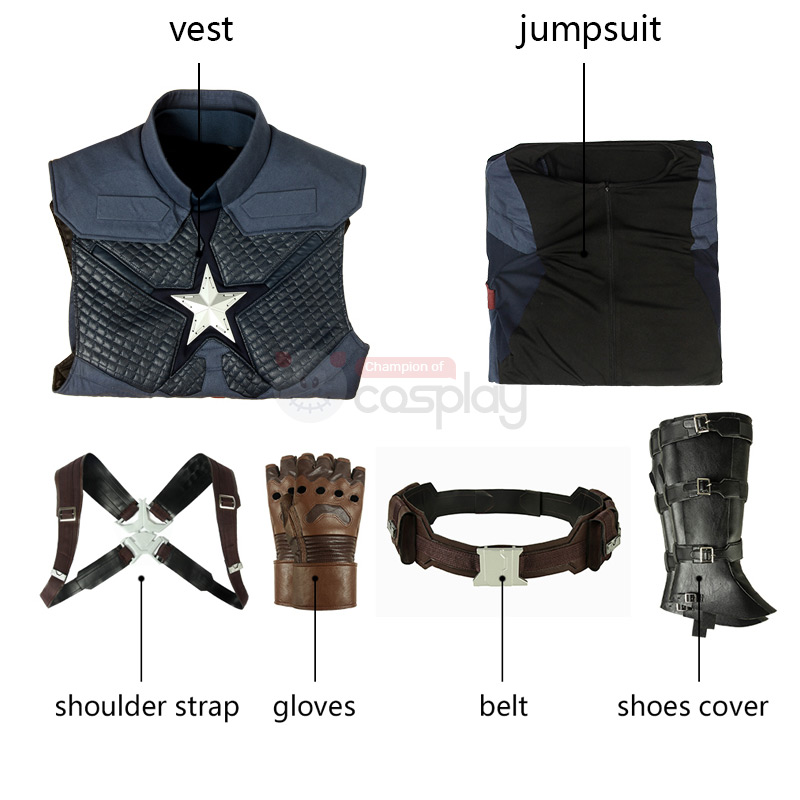 Captain America Costume Improved Version Steve Rogers Cosplay Costumes