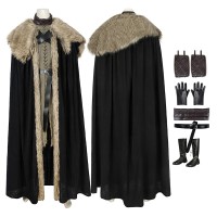 Jon Snow Cosplay Costume Aegon Targaryen Halloween Suit