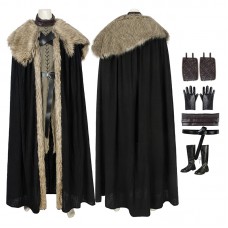 Jon Snow Cosplay Costume Aegon Targaryen Halloween Suit