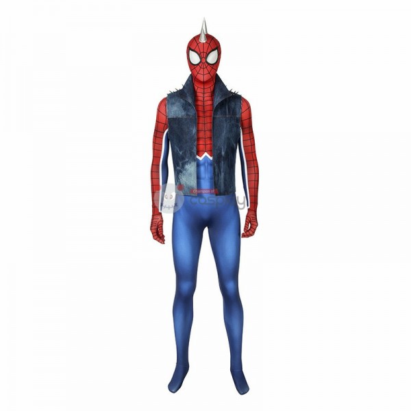 Spider-Punk Costumes Spider-Man PS4 Spider-Punk Cosplay Costumes - CCosplay