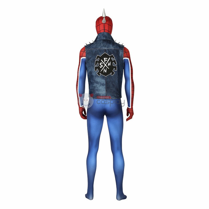 Spider-Punk Costumes Spider-Man PS4 Spider-Punk Cosplay Costumes