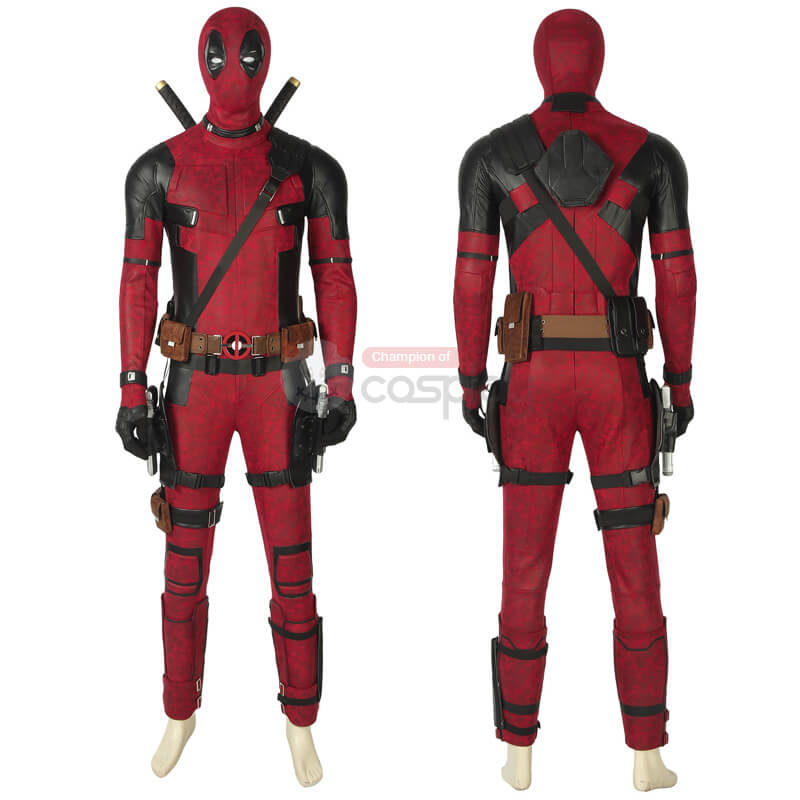 Deadpool 2 Costume Wade Wilson Deadpool Cosplay Costume Full Set