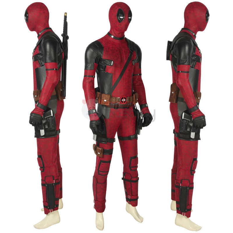 Deadpool 2 Costume Wade Wilson Deadpool Cosplay Costume Full Set