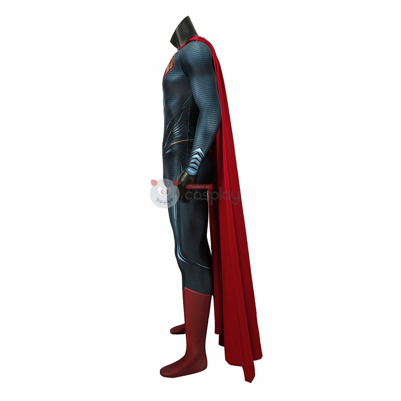 Halloween Clark Kent Zentai Suit Polyester Cosplay Costume