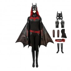 Woman Kate Kane Black Cosplay Costume Catgirl Halloween Suit