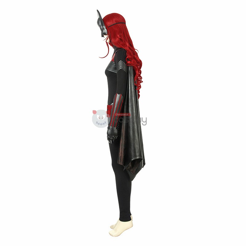 Woman Kate Kane Black Cosplay Costume Halloween Suit