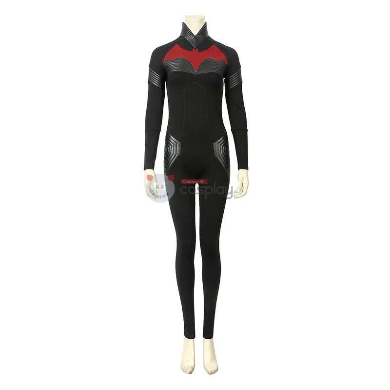 Woman Kate Kane Black Cosplay Costume Catgirl Halloween Suit